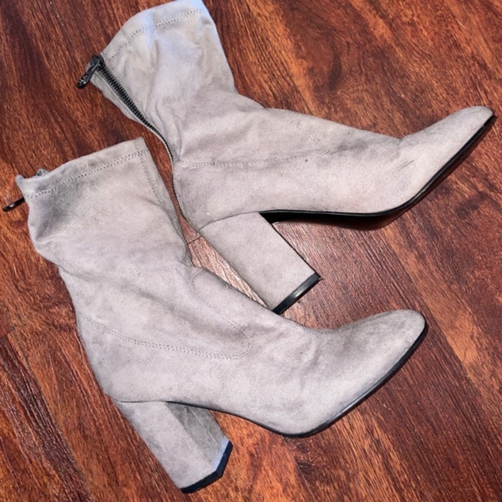 Guess grey calf boots - 6.5